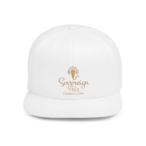 sovereign flat bill snapback hat, stylish streetwear cap, perfect gift for hip hop lovers, unique fashion accessory, cool summer gear