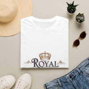 royal priesthood t shirt — crowned 'royal' faith tee